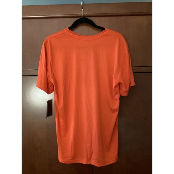 Men’s NIKE Dri Fit Just Do It T-shirt size: large color: orange / black - Picture 3 of 11